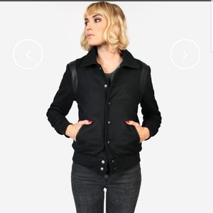 Straight to Hell Black Varsity Jacket